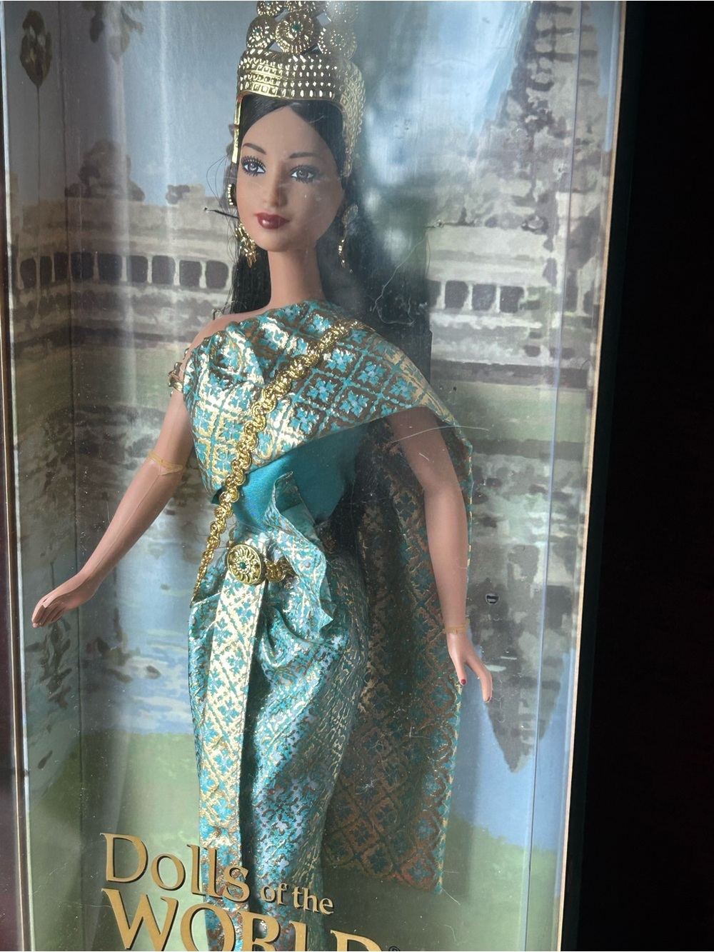 Barbie Princess of Cambodia Turquoise & Gold Collector Doll - Picture 5 of 5